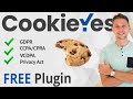 FREE Cookie Compliance Plugin for WordPress | CookieYes Tutorial 2023