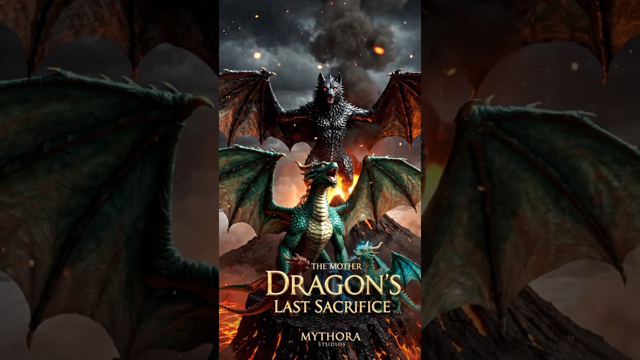 The mother dragon’s last sacrifice 🐉🔥 | official trailer | Mythora Studios #shorts poster