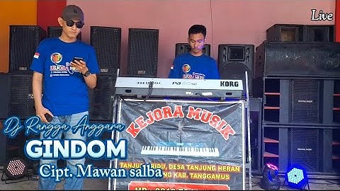 Lagu Lampung GINDOM cipt. Mawan Salba cover dj Rangga Anggar edisi ceksound bareng Kejora musik