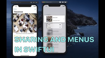 Sharing and using Context Menu in SwiftUI - RestApp Part 3