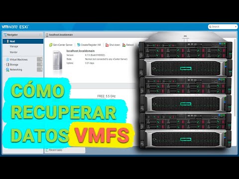 Cómo recuperar datos del hipervisor VMware ESXi Server y del sistema de archivos VMFS