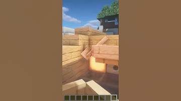 ⚒ Minecraft: Simple Redstone Build Hacks (Auto Boat Dock) #Shorts