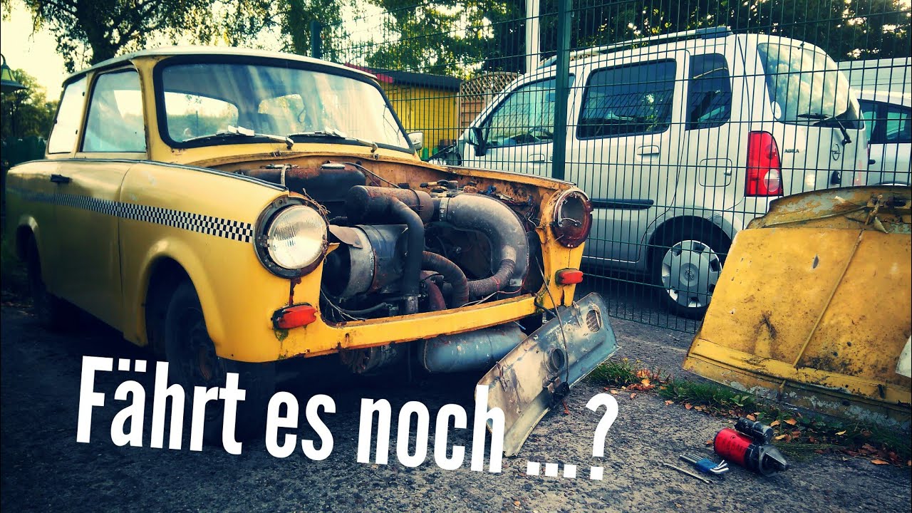 Wiederbelebung des Trabant 601 Taxis (Gartenfund) - Projekt Redneck Rollercoaster