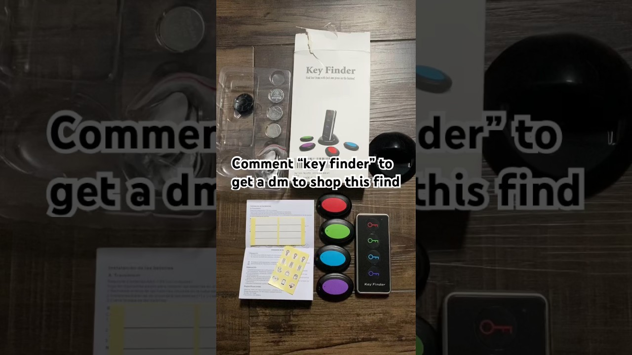 Comment “key finder” to get a dm to shop this find 