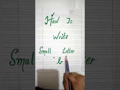 22 may2020 lkg english how to write small cursive letter b youtube