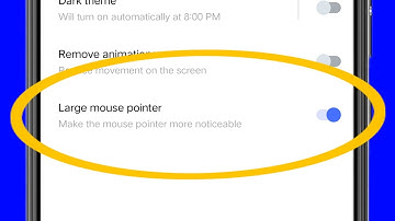 phone me large mouse pointer setting kya hai | How to use large mouse pointer setting