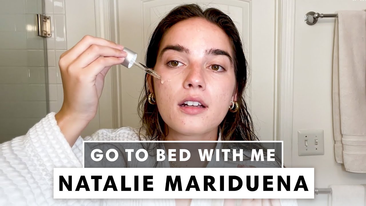 Natalie Mariduena's Nighttime Skincare Routine | Go To Bed With Me | Harper's BAZAAR