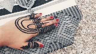 Step by step latest mehndi design for hand/حنة سودانية رائعة على اليد  للنساء فقط