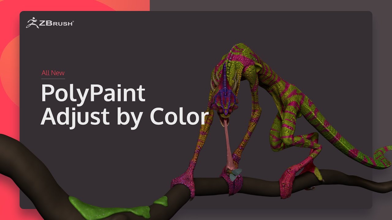 how to getpolycolor from zbrush