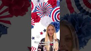 Patriotic Party Decorations Set, 14 Piece