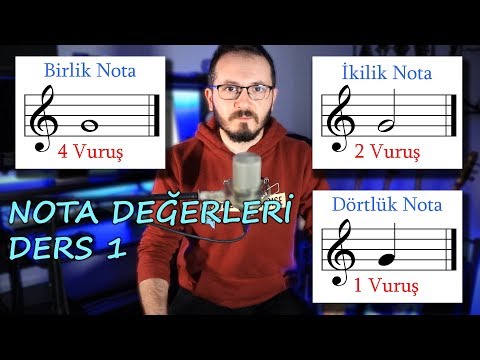 Nota Değerleri | Ders 1 | Birlik, İkilik, Dörtlük Değerler