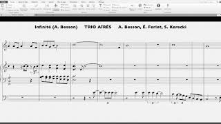 Video thumbnail of "Trio Aïrés - Infinité (Airelle Besson) #Piano"