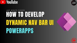 How to develop a dynamic Left Navigation Bar in PowerApps  || #powerapps #powerplatform #microsoft