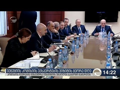 ვენეციის კომისიის ექსპერტების ვიზიტის მეორე დღე