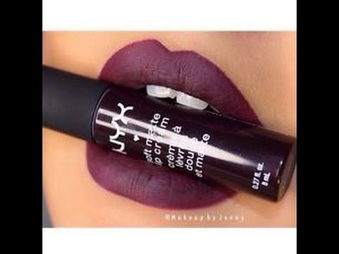 Amazon Reviews: NYX Matte Lip Cream (Transylvania) - YouTube
