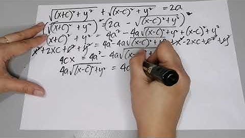 PRECALCULUS | Derivation of the Standard Form of the Equation of an Ellipse