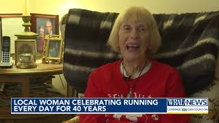 Celebrity Local woman celebrating running every day for 40 years Profile