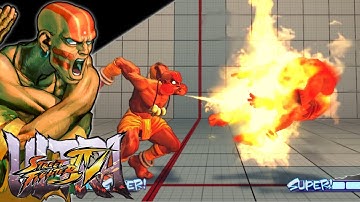 【ウル4】ダルシム 必殺技集+OP/EDムービー