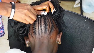 Stitch Braids With Needle and Thread