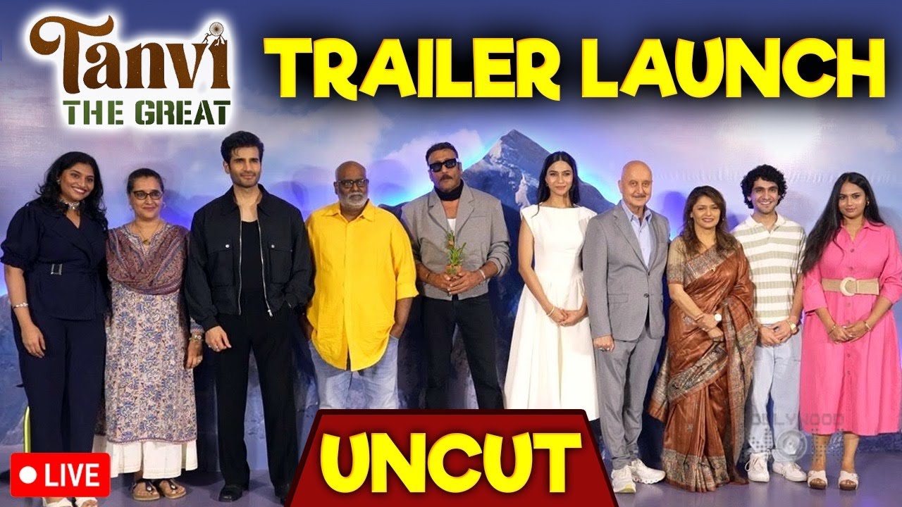 LIVE - Tanvi The Great Trailer Launch Full Event | Anupam Kher, Jackie Shroff | UNCUT