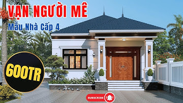 Mẫu Nhà Cấp 4 VẠN NGƯỜI MÊ Chi Phí Chỉ 600 Triệu Đồng | Mẫu Nhà Cấp 4 Mái Nhật | Nhà Đẹp Acohome
