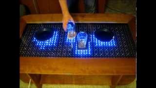 Reactive Led Coffee Table - Arduino