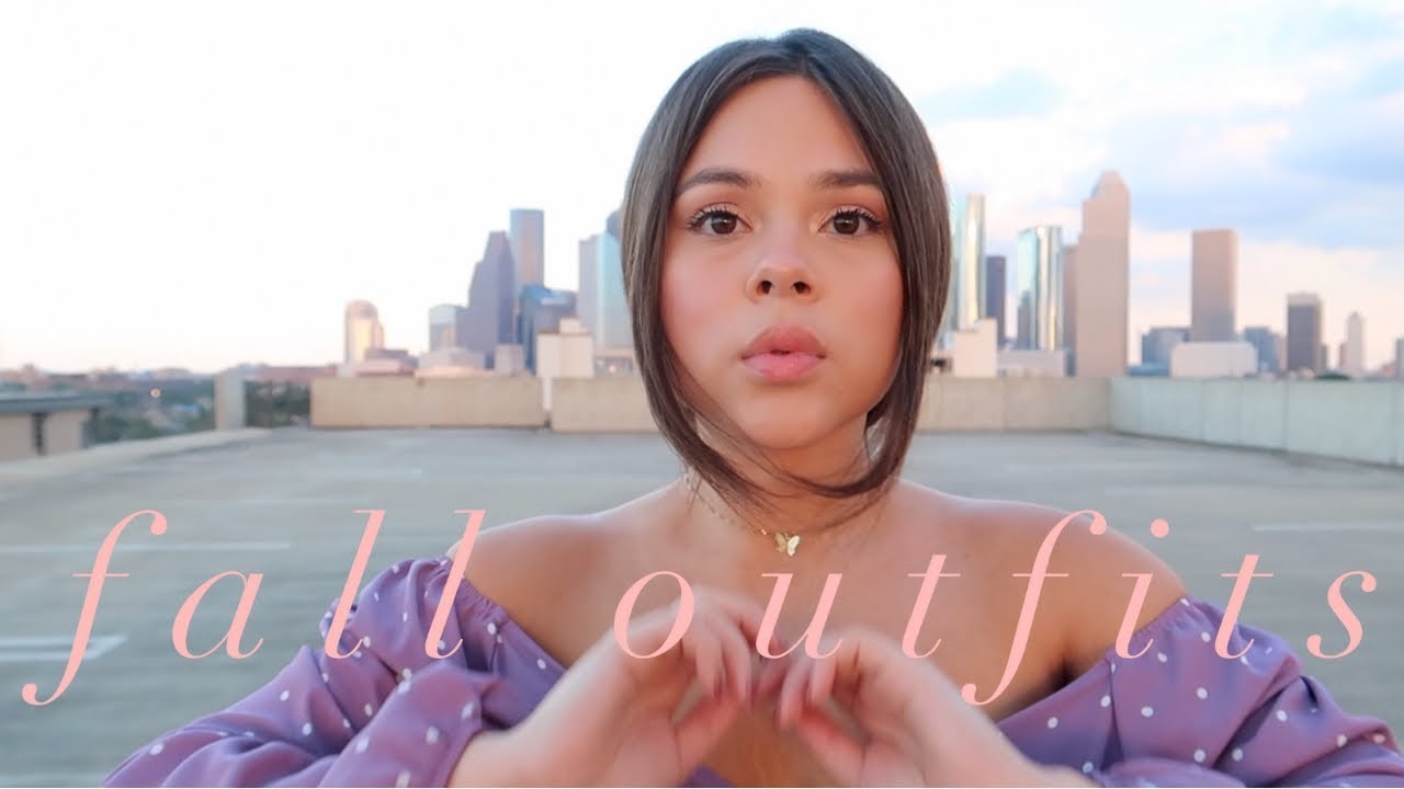 FALL OUTFIT IDEAS FOR HOT WEATHER LOOKBOOK YouTube