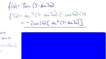 Chain Rule for slightly more complex trig function