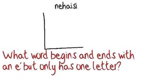 What word begins and ends with an 