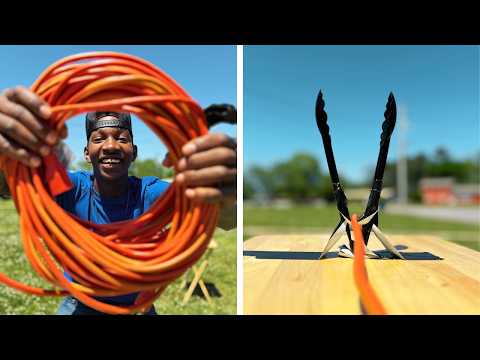 World's First Extension Cord Trick Shot