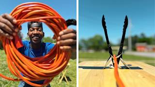 World's First Extension Cord Trick Shot