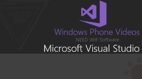 Developing Windows phone / How to use MediaElement tool