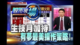 股市現場*鄭明娟20180713-8【生技醫美.醫材 有夢股追蹤!高殖利率選股方程  式】(陳威良×黃漢成  ×蔡明翰)