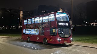 Full Route Visual - Route N74 - Baker Street Stn to Roehampton, Danebury Avenue - WHV34 (LJ62 KFU)