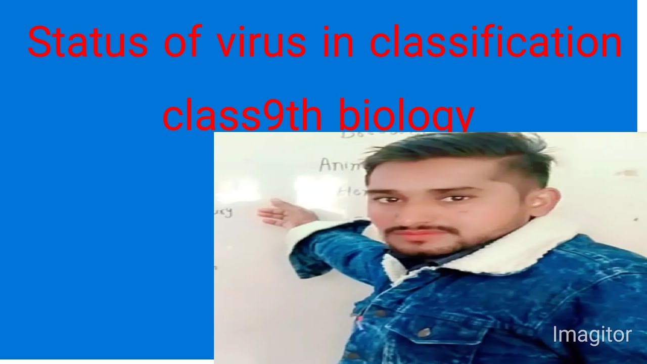 Status of virus in classification class 9th biology