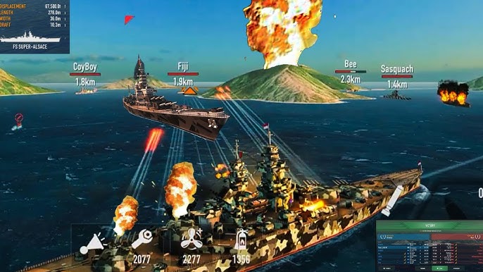 Melhor jogo de NAVIO de GUERRA para celular - WARSHIP BATTLE 