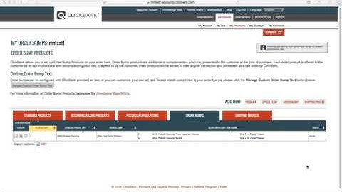 ClickBank Order Bump Instructional Video