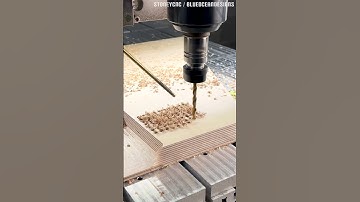 Drill like a Woodpecker #shorts #shortvideo  #cnc #drill  #cncsoftware #woodworking #cncrouter
