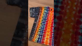 Tie dye  honeycomb process!