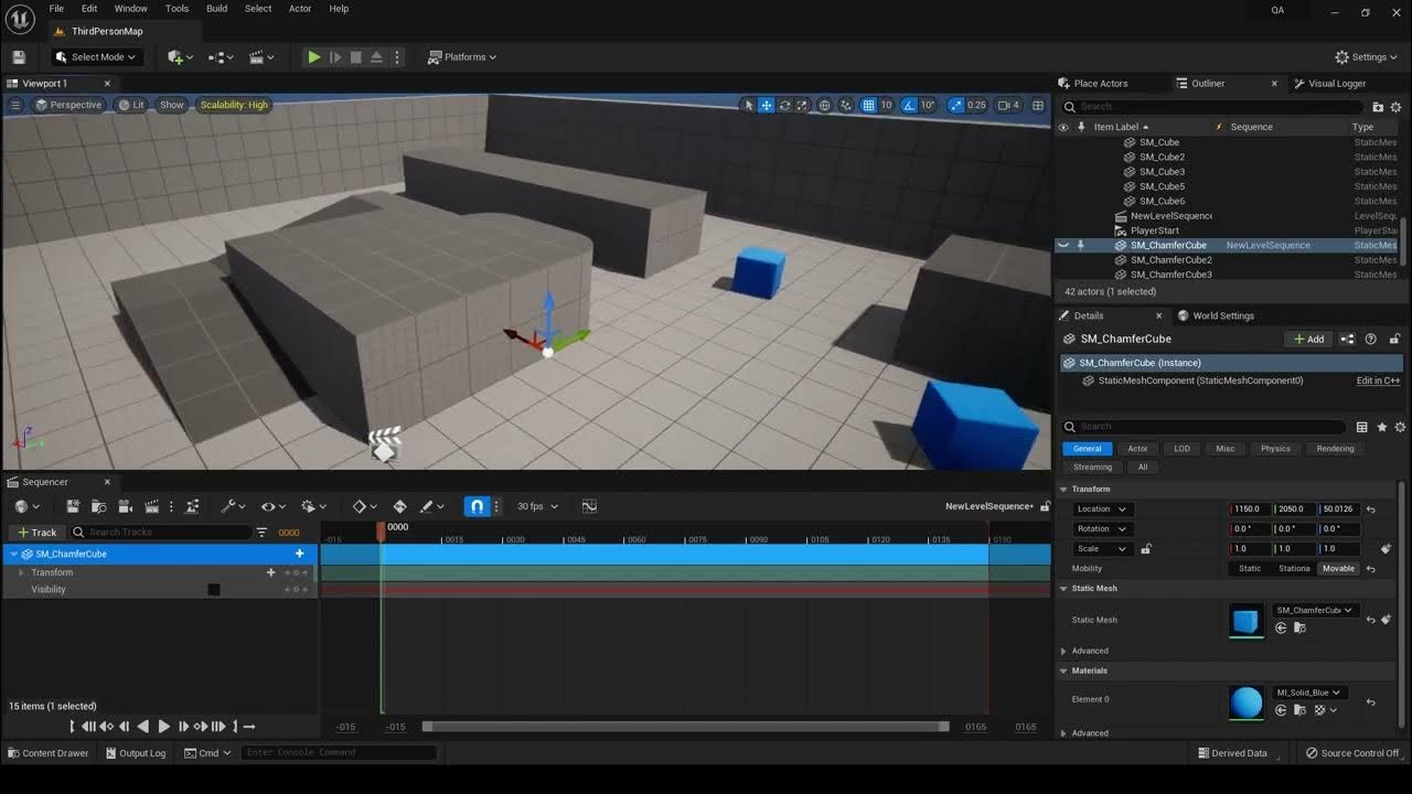 Mastering Unreal Engine 5 - Issue with visibility in sequencer. - YouTube