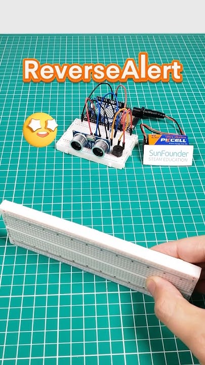 Arduino Ultrasonic Sensor & Buzzer DIY Reverse Parking Alarm#diy # ... Circuit Diagram