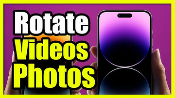 How to Rotate a Video or Photo & Flip it on your iPhone Editing Settings (90 Degrees)
