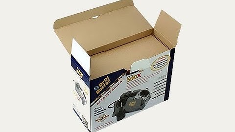 E flute corrugated box running on ZH-800 folder gluer machine