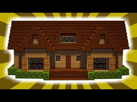 Minecraft Tutorial Cara Membuat Rumah Survival 13 Youtube