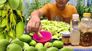 MANGGA MUKBANG | Mango Season in the Philippines | Bagoong Alamang ft. Ginamos!