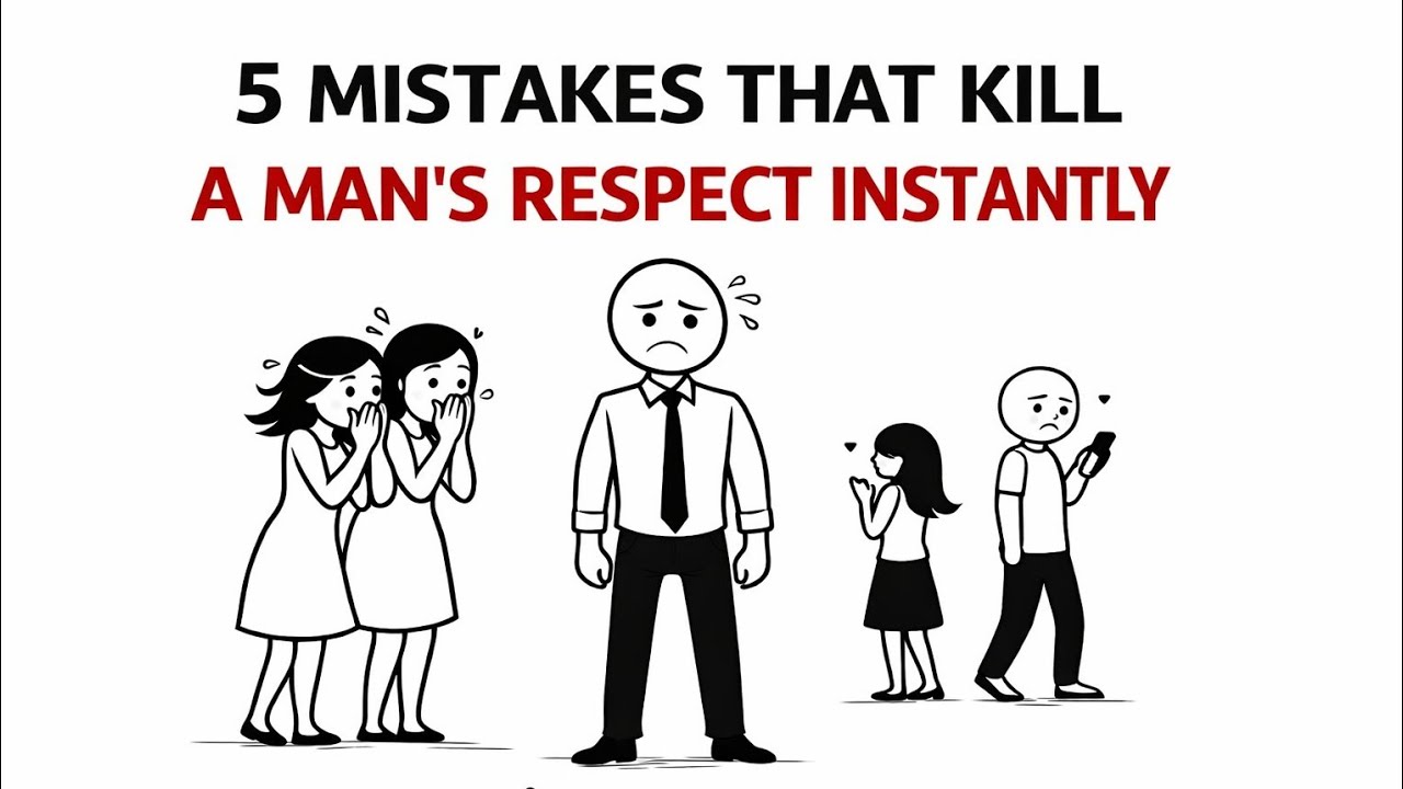 5 Mistakes That Kill a Man's Respect Instantly | Savage Mind Narrator ...