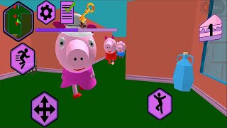 Piggy Neighbor Family Escape Obby House 3D Gameplay Level 25 screenshot 5