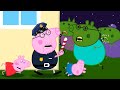 Zombie apocalypse peppa pig zombies appear at the house  peppa pig funny animation