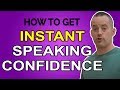 How To END Your Fear Of Public Speaking & Become More Confident Instantly