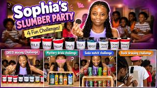 We Tried 4 HILARIOUS Slumber Party Challenges!